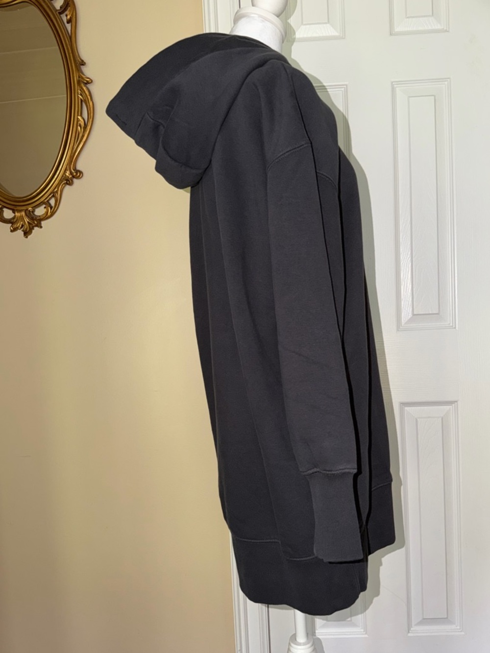 G-Star Hooded Sweat Dress Loose  “shadow”  NWT pockets Hood Streetwear Beach - Picture 6 of 15